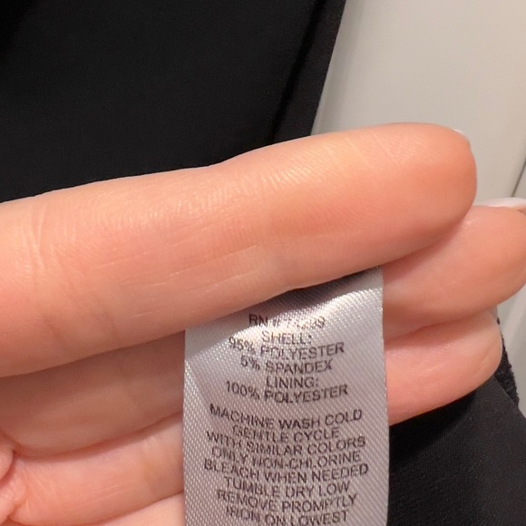 En Focus Women’s Plus Draped Mini Dress-Black - Picture 2 of 3